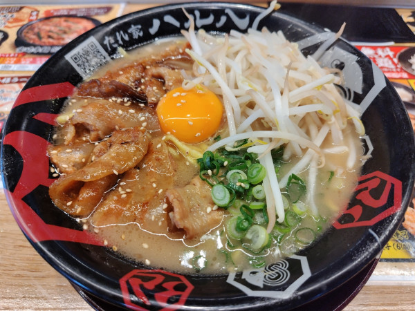 「徳島ラーメン　：硬め」@たれ家 ハル八の写真