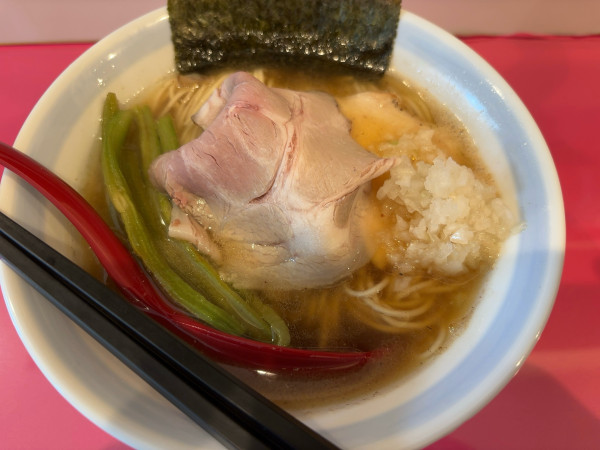 「戦慄の煮干上湯らぁ麺(塩対応細麺)」@ハイデンコッコFACTORY 戦慄のワコマチカの写真