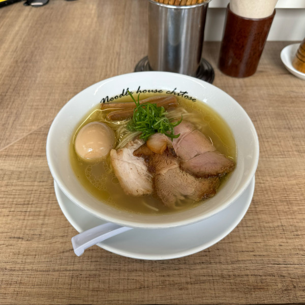 「煮玉子塩らぁ麺」@麺庵ちとせの写真