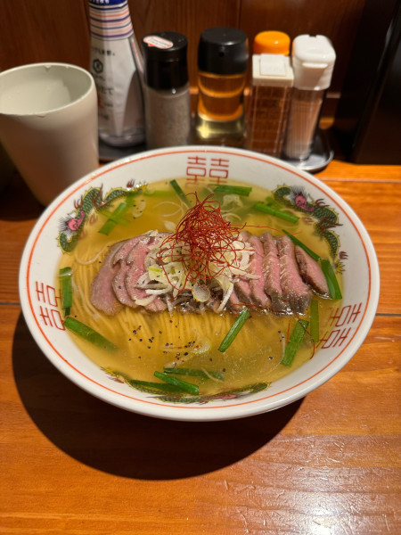 「【限定】ネギ塩牛タンラーメン」@麺屋 真心の写真