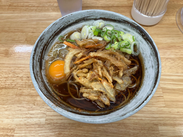 「天玉そば大盛り」@笠置そばの写真