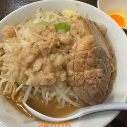 ラーメン250g+生玉子　1,100+120