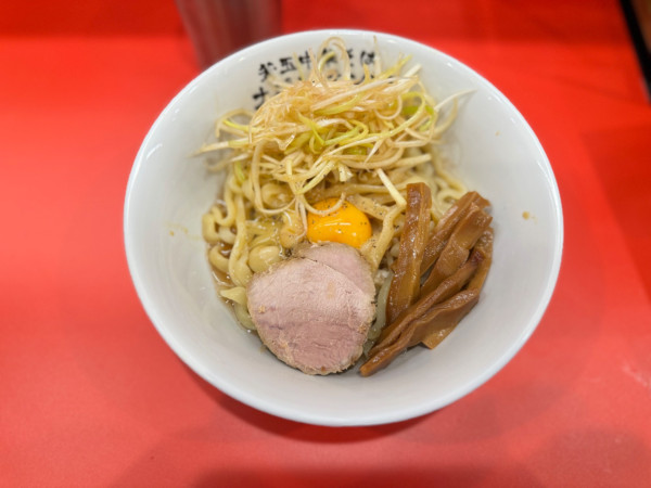 「リッチ釜玉中華そば(小)840円」@釜玉中華そば ナポレオン軒 明大前店の写真