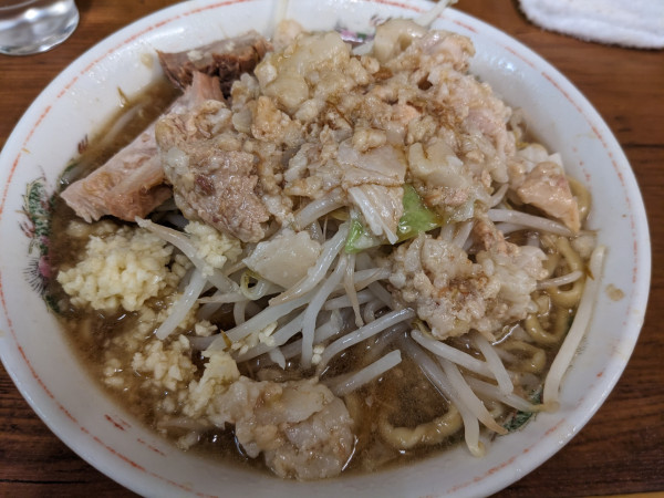 「小（少なめ）」@ラーメン二郎 品川店の写真