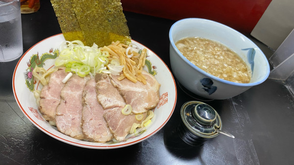 「塩チャーシューつけ麺 ¥1,150」@手打ち中華そば 酒田 河原町店の写真