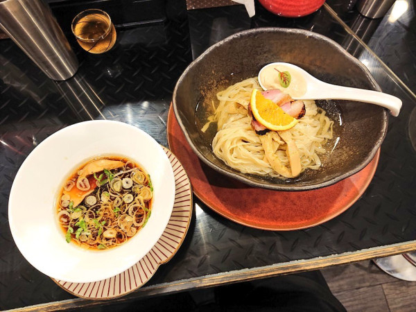 「【限定】MAD SKY つけ麺 -松茸の救世主-」@トーキョーニューミクスチャーヌードル 八咫烏 CHIKARABOの写真