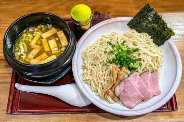 「醤油つけそば(並)」@中華蕎麦しのざきの写真