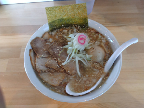 「こってり塩チャーシューメン¥1100+味玉¥150-」@麺屋 蜩の写真