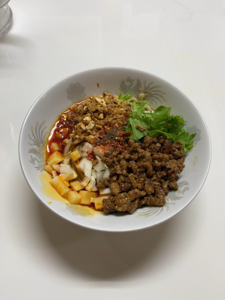 「汁なし担々まぜそば（950円）」@まぜそば専門店 ひよこの写真