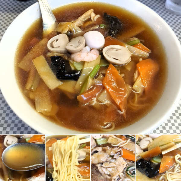 「広東麺　1100円」@水新菜館の写真