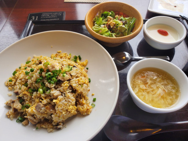 「五目チャーハンセット」@西安餃子 大井町アトレ店の写真