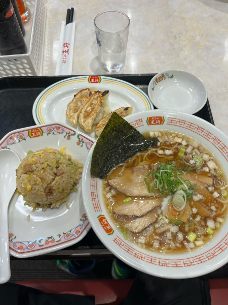 「忘れられない中華そばセット」@餃子の王将 上板橋駅南口店の写真