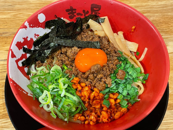 「台湾まぜそば　￥９６０」@ラーメンまこと屋 大府共和店の写真