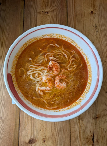 「海老トムヤムらーめん」@あたりやの写真