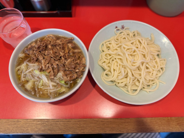 「チャシューやさいつけそば(小鉢) 1300円」@丸長 目白店の写真