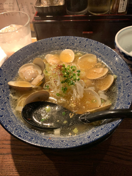 「はまぐりラーメン」@和風楽麺 四代目 ひのでやの写真