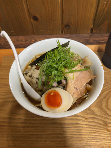 「【限定】鴨と天然舞茸のらぁ麺」@らぁ麺 大金星の写真