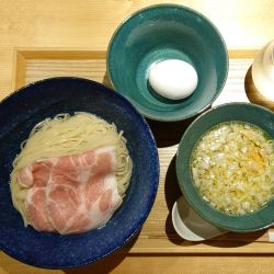 【数量限定】昆布水 塩つけ麺＋味玉