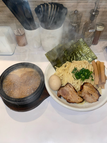 「辛刺激つけ麺全部入り大盛1辛¥1,200円」@ぶっと麺 しゃにむにの写真