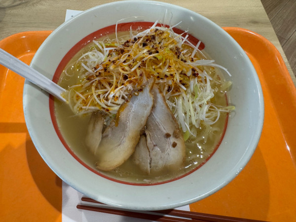 「塩ねぎらーめん（麺大盛り）」@幸楽苑 レイクウォーク岡谷店の写真