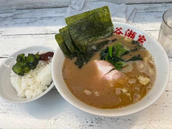 「ラーメン並　ライス」@二代目 谷瀬家の写真