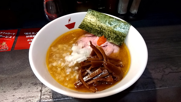 「蟹そば（８８０円）＋黒メンマ（１５０円）」@crab台風。の写真