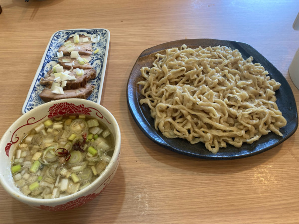 「つけそば＋チャーシュー」@中華そば専門 とんちぼの写真