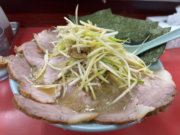 「ネギコテチャーシューメン　ネギ増し　コイオオ」@ラーメンショップ 石下店の写真