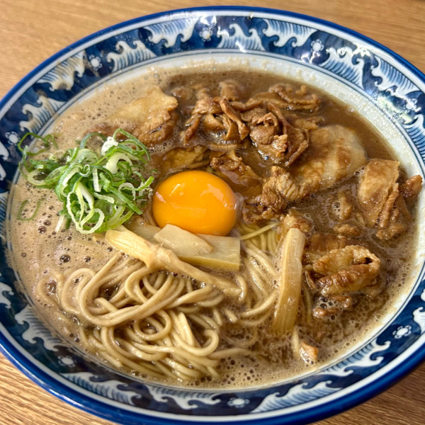 「中華蕎麦 肉増し＋生たまご」@王者-23の写真