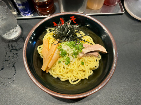 「辛味噌油そば 並盛980円オープン価格600円」@東京油組総本店 新小岩組の写真