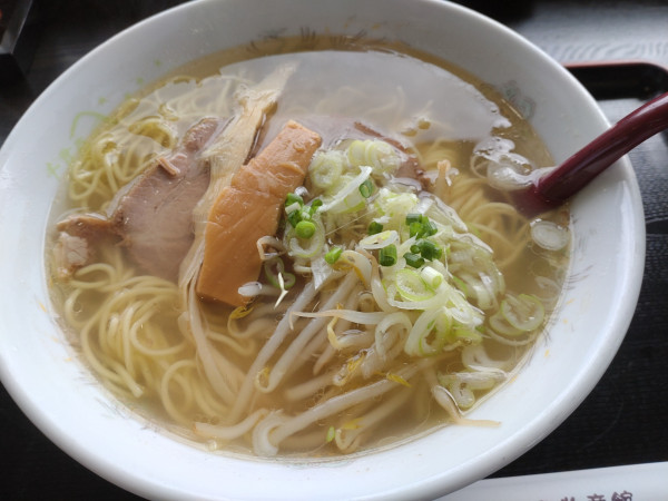 「ダブル地鶏塩ラーメン750円」@UFO物産館の写真