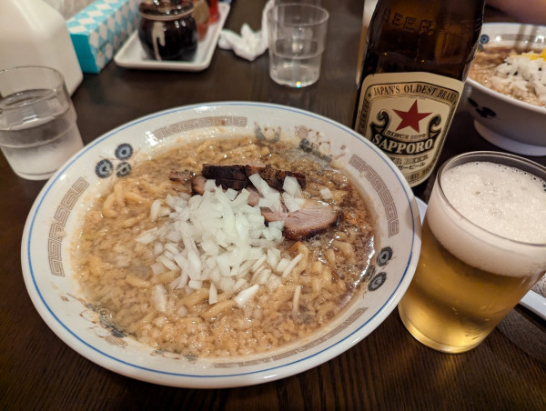 「背脂しょうゆラーメン手揉み並880円」@麺処 そら亭2の写真