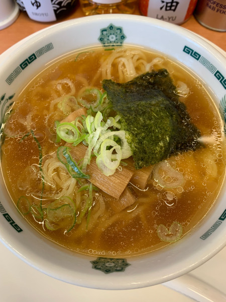 「半ラーメン」@熱烈中華食堂 日高屋 JR馬橋東口店の写真