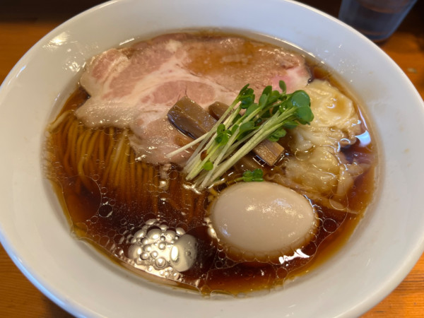 「特製中華そば」@麺処 清水の写真