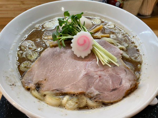 「味玉中華そば」@まちかぜ食堂の写真