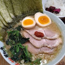 らーめん全部のせ+半ライス