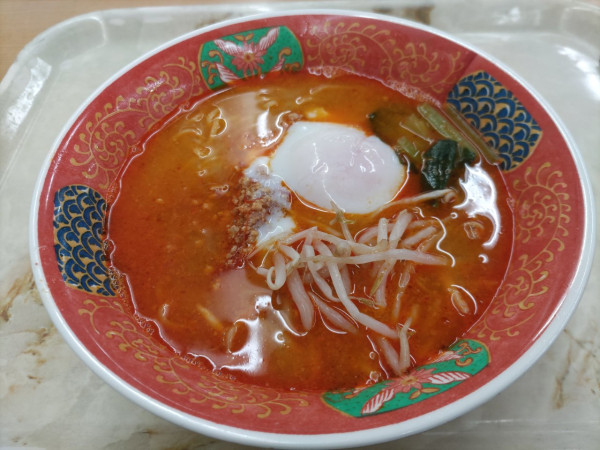 「週替わりラーメン(担々麺)」@台東区役所 食堂の写真