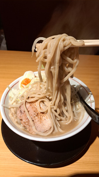 「極太しょうゆらーめん」@橋本食堂の写真