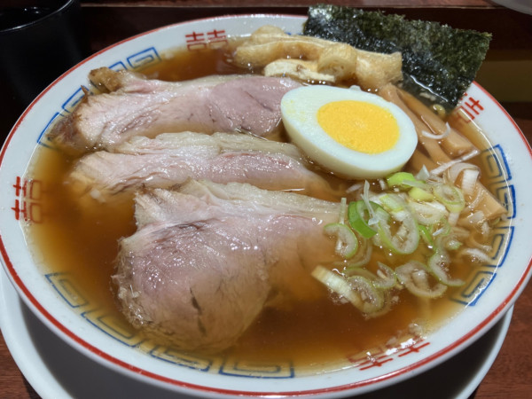 「朝ラー＋豚トッピング」@大井町立食い中華蕎麦 いりこ屋の写真