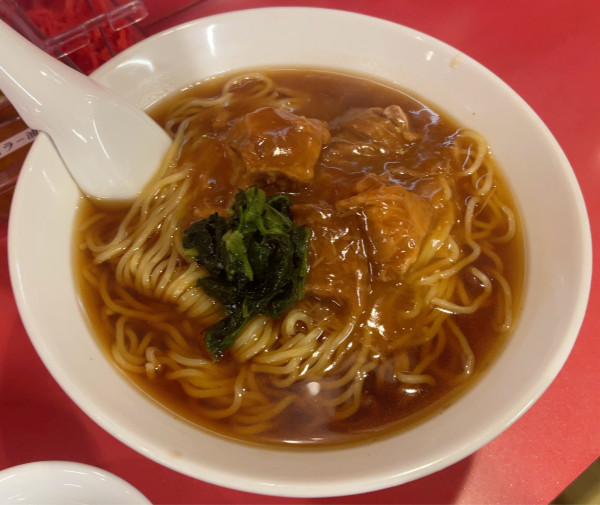 「角煮そば　大盛」@中華料理 東東の写真