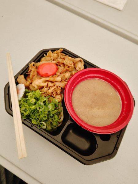 「肉玉つけ麺(1,000円)」@大つけ麺博 つけ麺日本一決定戦の写真
