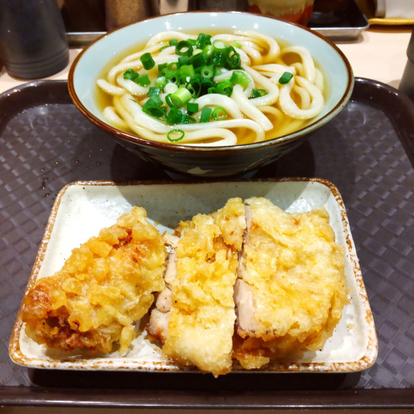 「普通のとり天うどん（￥700）」@うどん 038の写真