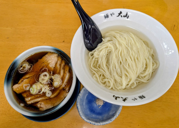 「ゆず昆布水つけ麺990円」@青竹手打ちラーメン 麺や大山の写真