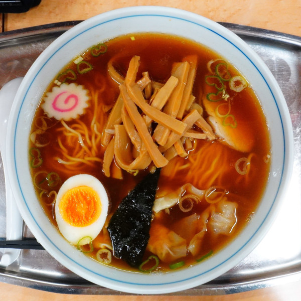 「メンマ入りそば（玉1個）」@一ノ割大勝軒の写真