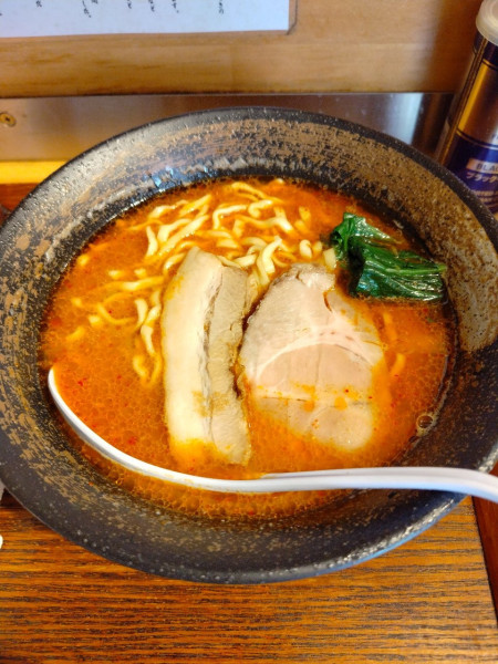 「追い貝出汁味噌らぁ麺(辛味)」@貝出汁らぁ麺 みぎわの写真