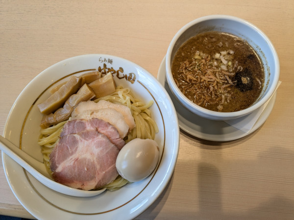 「特製濃厚海老つけ麺」@らぁ麺 はやし田 入間店の写真