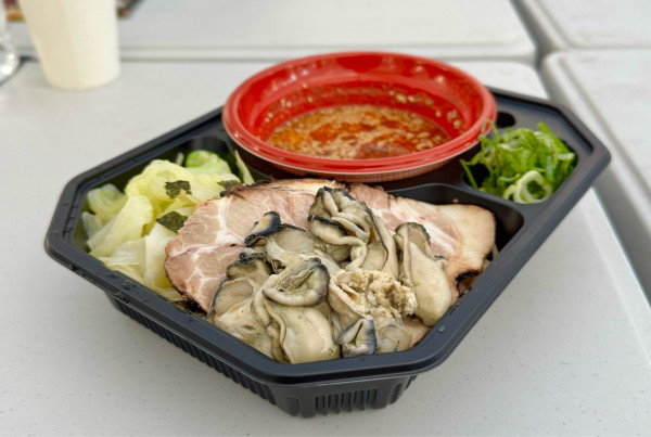 「【衝青天】広島つけ麺¥1000、牡蠣¥500」@大つけ麺博 つけ麺日本一決定戦の写真