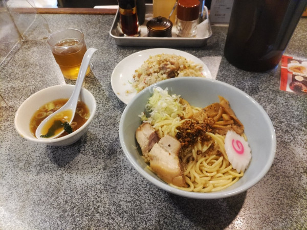 「あぶら〜麺＋半炒飯」@あぶら〜亭 桜上水本店の写真
