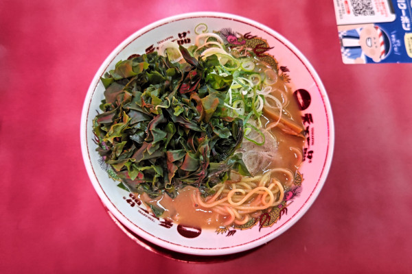 「わかめラーメン」@天下一品 宇治小倉店の写真