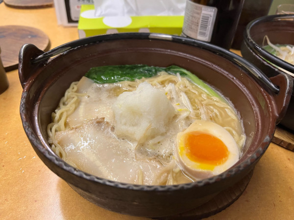 「鍋焼きらうめん」@鍋焼きらうめん ひさしの写真